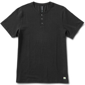 【送料無料】 ビュオーリ メンズ Tシャツ トップス Vuori Short-Sleeve Ever Henley Shirt Black
