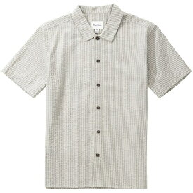 【送料無料】 リズム メンズ シャツ トップス Rhythm Seersucker Stripe Short-Sleeve Shirt Sage