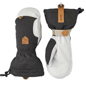 �w�X�g�� �����Y �A�N�Z�T���[ ��� ���U�[ Hestra Army Leather Patrol Gauntlet Mittens Charcoal �`���R�[��