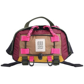 【送料無料】 トポ・デザイン メンズ ボディバッグ・ウエストポーチ バッグ Topo Designs Mountain Hip Pack Burgundy/Dark Khaki