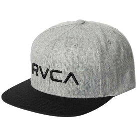 【送料無料】 ルーカ メンズ 帽子 アクセサリー RVCA Twill Snapback II Hat Heather Grey/Black