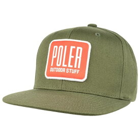 【送料無料】 ポーラー メンズ 帽子 アクセサリー Poler Hype Patch Hat Olive