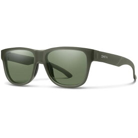 【送料無料】 スミス メンズ サングラス・アイウェア アクセサリー Smith Lowdown Slim 2 Sunglasses Matte Moss Crystal/ChromaPop Polarized Gray Green