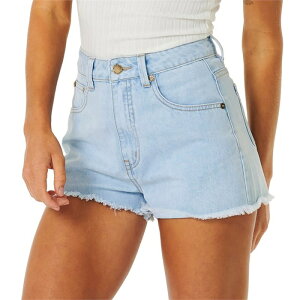 ���b�v�J�[�� ���f�B�[�X �{�g���X �n�[�t�p���c�E�V���[�c �n�C�E�G�X�g Rip Curl Amy High Waist Short - Women's Light Blue �u���[