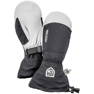 �w�X�g�� �����Y �A�N�Z�T���[ ��� ���U�[ Hestra Army Leather Heli Ski Mittens Black �u���b�N