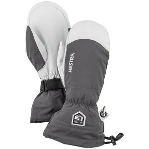 �w�X�g�� �����Y �A�N�Z�T���[ ��� ���U�[ Hestra Army Leather Heli Ski Mittens Grey �O���[