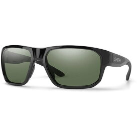 【送料無料】 スミス メンズ サングラス・アイウェア アクセサリー Smith Arvo Sunglasses Black/ChromaPop Polarized Gray Green