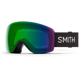 【送料無料】 スミス メンズ サングラス・アイウェア アクセサリー Smith Skyline Goggles Black/Chromapop Everyday Green Mirror