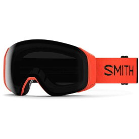 【送料無料】 スミス メンズ サングラス・アイウェア アクセサリー Smith 4D MAG S Goggles Poppy/ChromaPop Sun Black+ChromaPop Storm Blue Sensor Mirror