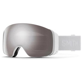 【送料無料】 スミス メンズ サングラス・アイウェア アクセサリー Smith 4D MAG Goggles White Vapor/ChromaPop Sun Platinum Mirror+ChromaPop Storm Blue Sensor Mirror