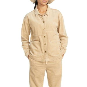 �{���R�� ���f�B�[�X �A�E�^�[ �W���P�b�g�E�u���]�� Volcom Stone Street Shacket - Women's Khaki �J�[�L