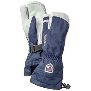 �w�X�g�� �����Y �A�N�Z�T���[ ��� ���U�[ Hestra Army Leather Heli Ski 3-Finger Mittens Navy �l�C�r�[