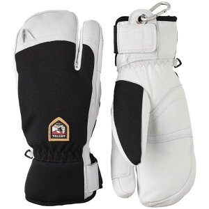 �w�X�g�� �����Y �A�N�Z�T���[ ��� ���U�[ Hestra Army Leather Patrol 3-Finger Mittens Black �u���b�N