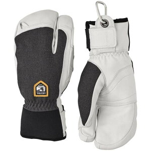 �w�X�g�� �����Y �A�N�Z�T���[ ��� ���U�[ Hestra Army Leather Patrol 3-Finger Mittens Charcoal �`���R�[��