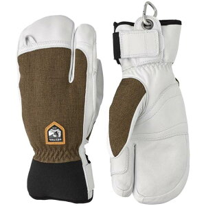 �w�X�g�� �����Y �A�N�Z�T���[ ��� ���U�[ Hestra Army Leather Patrol 3-Finger Mittens Olive �I���[�u