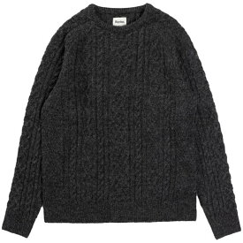 【送料無料】 リズム メンズ ニット・セーター アウター Rhythm Mohair Fishermans Knit Sweater Black