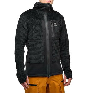 �z�O���t�X �����Y �A�E�^�[ �p�[�J�[�E�X�E�F�b�g �p�[�J�[ Haglofs Vassi Midweight Hoodie True Black �u���b�N