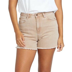 �{���R�� ���f�B�[�X �{�g���X �n�[�t�p���c�E�V���[�c �V���[�g�p���c Volcom Standard Step Hi-Rise Shorts - Women's Mocha ���J