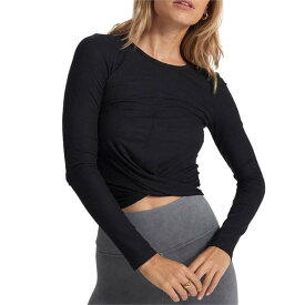 【送料無料】 ビュオーリ レディース Tシャツ トップス Vuori Long-Sleeve Cove Twist T-Shirt - Women's Black