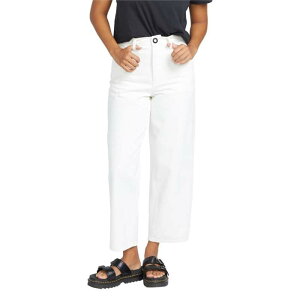 �{���R�� ���f�B�[�X �{�g���X �J�W���A���p���c �p���c �f�j�� Volcom Weellow Denim Pants - Women's Star White �z���C�g