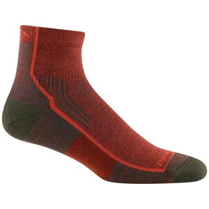 �_�[���^�t �����Y �A���_�[�E�F�A �C�� Darn Tough Hiker Quarter Midweight With Cushion Socks - Men's Chestnut