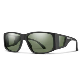 【送料無料】 スミス メンズ サングラス・アイウェア アクセサリー Smith Monroe Peak Sunglasses Matte Black/ChromaPop Polarized Gray Green