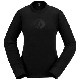 【送料無料】 ボルコム レディース パーカー・スウェット アウター Volcom Polar Fleece Crew - Women's Black