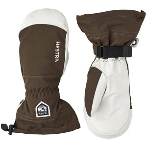 �w�X�g�� �����Y �A�N�Z�T���[ ��� ���U�[ Hestra Army Leather Heli Ski Mittens Espresso �A�[�~�[