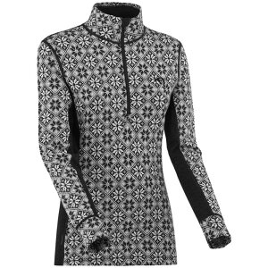 �J�� �c���[ ���f�B�[�X �g�b�v�X �V���c �n�[�t�W�b�v Kari Traa Rose Half Zip Top - Women's Black �u���b�N