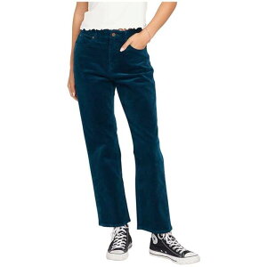 �{���R�� ���f�B�[�X �{�g���X �J�W���A���p���c �p���c Volcom Stoned Straight Pants - Women's Midnight Green �O���[��
