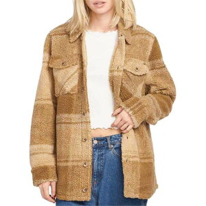�{���R�� ���f�B�[�X �A�E�^�[ �W���P�b�g�E�u���]�� �W���P�b�g Volcom Silent Sherpa Jacket - Women's Mushroom