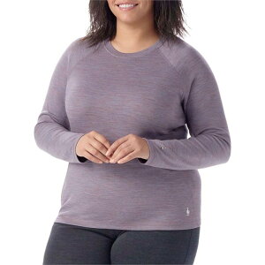 �X�}�[�g�E�[�� ���f�B�[�X �A�E�^�[ �p�[�J�[�E�X�E�F�b�g �v���X�T�C�Y Smartwool Classic Thermal Merino Base Layer Plus Top - Women's Chalk Violet Heather �`���[�N
