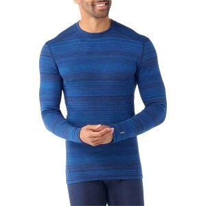 yz X}[gE[ Y Vc gbvX Smartwool Classic Thermal Merino Base Layer Crew Top - Men's Deep Navy Color Shift