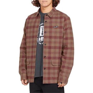 �{���R�� �����Y �g�b�v�X �V���c ���� Volcom Stradostone Lined Short-Sleeve Shirt - Men's Teak