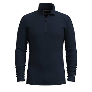 �X�}�[�g�E�[�� �����Y �g�b�v�X �V���c Smartwool Classic Thermal Merino Base Layer 1/4 Zip Top - Men's Deep Navy �l�C�r�[