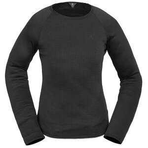 �{���R�� ���f�B�[�X �A�E�^�[ �p�[�J�[�E�X�E�F�b�g �t���[�X Volcom Gridlock Crew Fleece - Women's Black �u���b�N