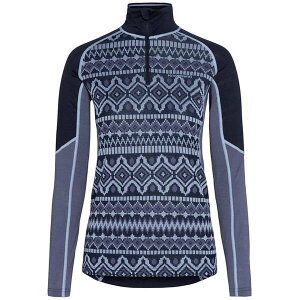 �J�� �c���[ ���f�B�[�X �g�b�v�X �V���c Kari Traa Malia Half-Zip Top - Women's Royal