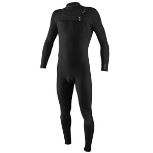 �I�j�[�� �����Y ���� �㉺�Z�b�g O'Neill 4/3+ Hyperfreak Chest Zip Wetsuit Black/Black �u���b�N