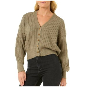 ���b�v�J�[�� ���f�B�[�X �A�E�^�[ �j�b�g�E�Z�[�^�[ �J�[�f�B�K�� Rip Curl Afterglow Cardigan - Women's Olive �I���[�u