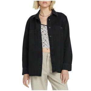 �{���R�� ���f�B�[�X �A�E�^�[ �W���P�b�g�E�u���]�� �W���P�b�g Volcom Chill Trap 2 Jacket - Women's Black �u���b�N