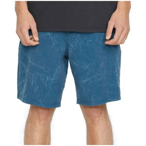 �{���R�� �����Y �{�g���X �n�[�t�p���c�E�V���[�c �V���[�g�p���c Volcom Stone Faded Hybrid 19 Shorts - Men's Deep Blue �u���[