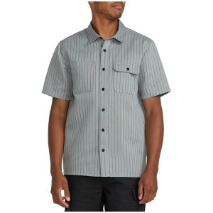 �{���R�� �����Y �g�b�v�X �V���c ���� Volcom Trade Stone Short-Sleeve Shirt - Men's Tower Grey �O���[