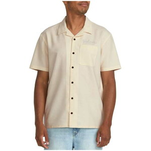 �{���R�� �����Y �g�b�v�X �V���c ���� Volcom Otis Stone Short-Sleeve Shirt - Men's Dirty White �z���C�g