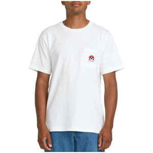 �{���R�� �����Y �g�b�v�X T�V���c Volcom Talons Pocket T-Shirt - Men's White �z���C�g