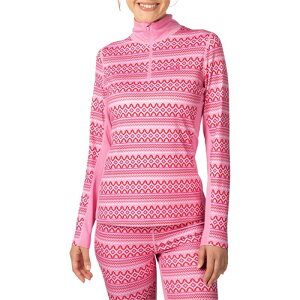 �J�� �c���[ ���f�B�[�X �g�b�v�X �V���c Kari Traa Lilia Half-Zip Top - Women's Prism Pink �s���N