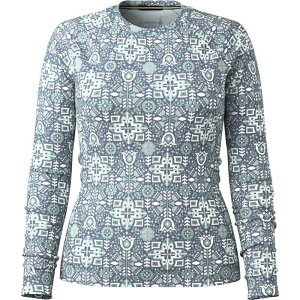 �X�}�[�g�E�[�� ���f�B�[�X �g�b�v�X �V���c Smartwool Classic Thermal Merino Base Layer Crew Top - Women's Nightfall Deco Floral