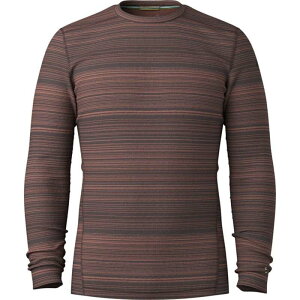 �X�}�[�g�E�[�� �����Y �g�b�v�X �V���c Smartwool Classic Thermal Merino Base Layer Crew Top - Men's Mink Color Shift �~���N