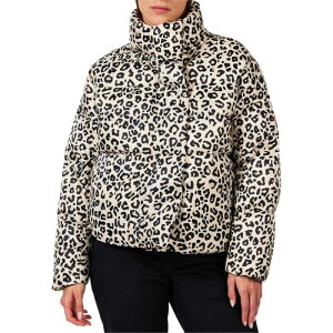 yz Vj[ fB[X WPbgEu] AE^[ Rossignol Aretu Allover Down Jacket - Women's Natural Wild Leopard Print