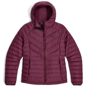 �A�E�g�h�A���T�[�` ���f�B�[�X �A�E�^�[ �W���P�b�g�E�u���]�� �_�E�� �p�[�J�[ Outdoor Research Transcendent Down Hoodie - Women's Winterberry