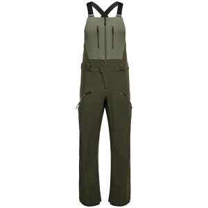 �u���b�N�_�C�������h �����Y �{�g���X �J�W���A���p���c Black Diamond Recon Stretch Bibs - Men's Tundra/Dark Moss �u���b�N